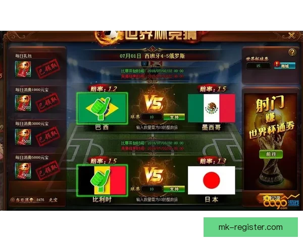 世界杯竞猜游戏全新玩法开启，带你预测冠军走向，赢取丰厚奖励！